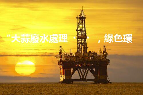 “大蒜廢水處理，綠色環(huán)保新篇章”